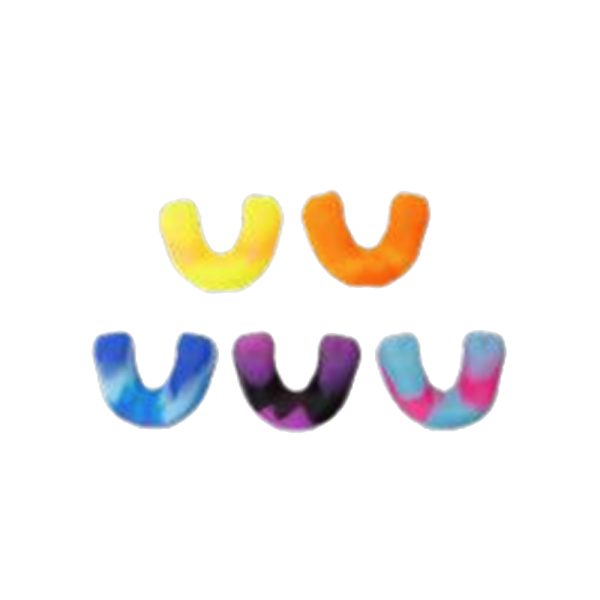 Multi colour silicone mouth guard